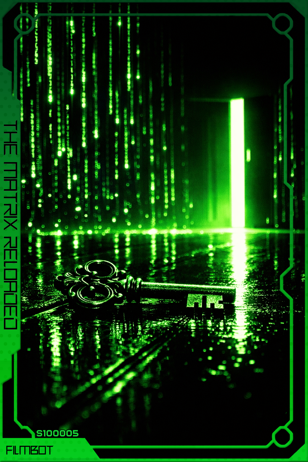 Collectible card for The Matrix Reloaded